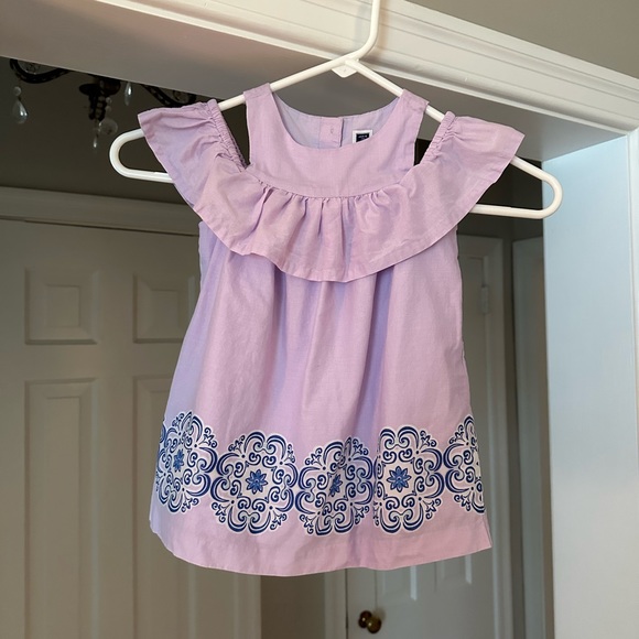 Janie and Jack, purple toddler girl dress, 12-18 months - Picture 9 of 10